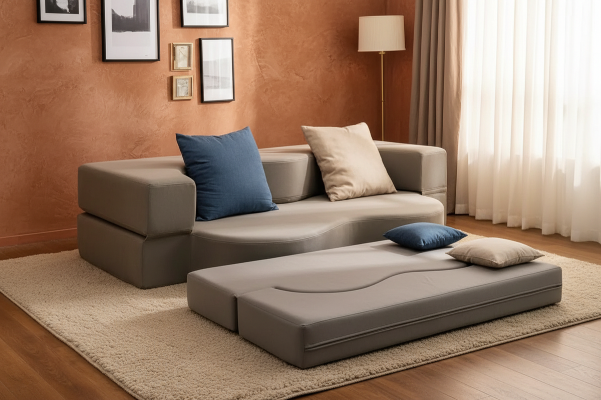 11 — Transición sofá/cama
