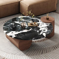 The Marble Round Table — Walnut & Stone