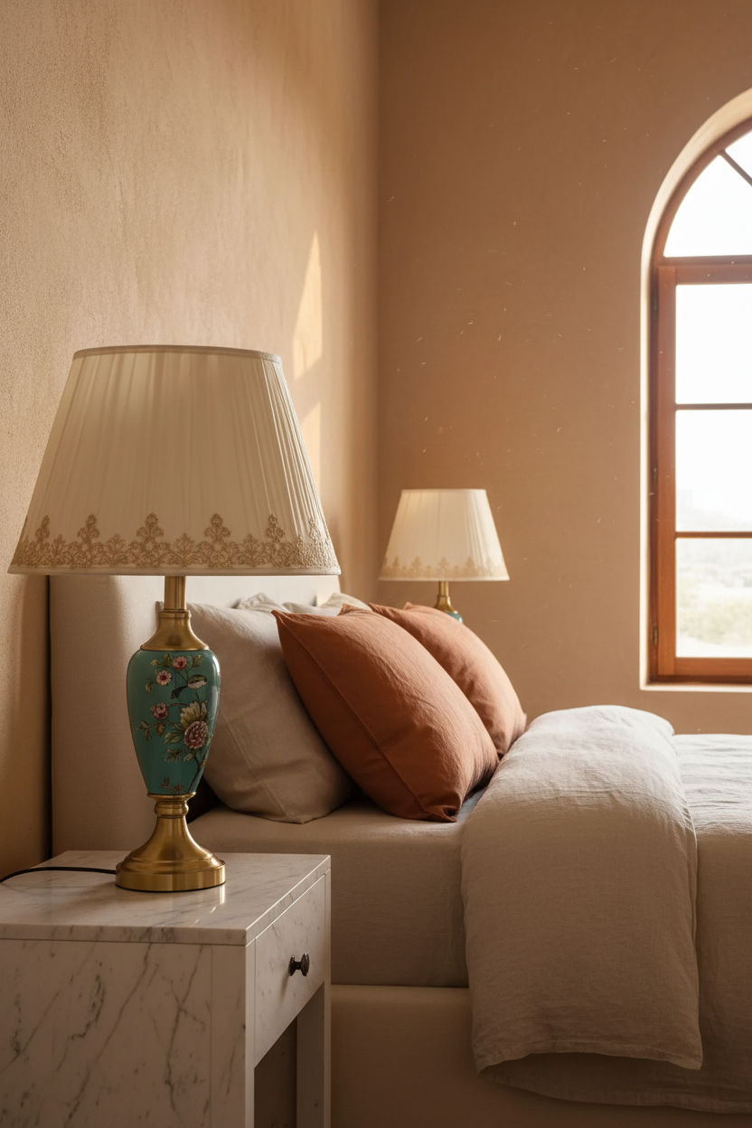 Ceramic Lamp — Bedroom