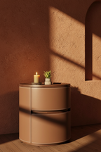Drum Nightstand — Ángulo Bajo Oasiis