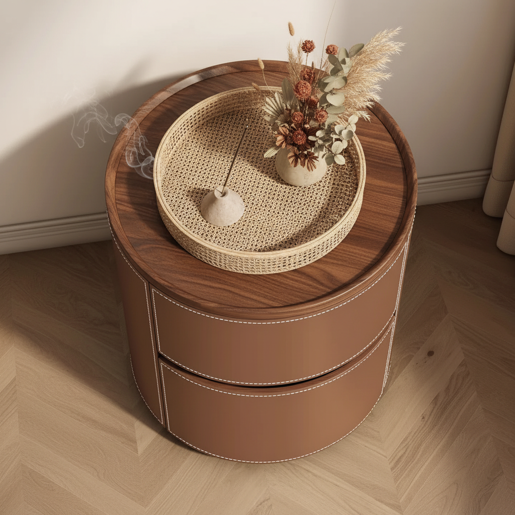 Drum Nightstand — Overhead Oasiis