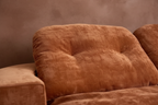 Foto — Detalle tufting terracota