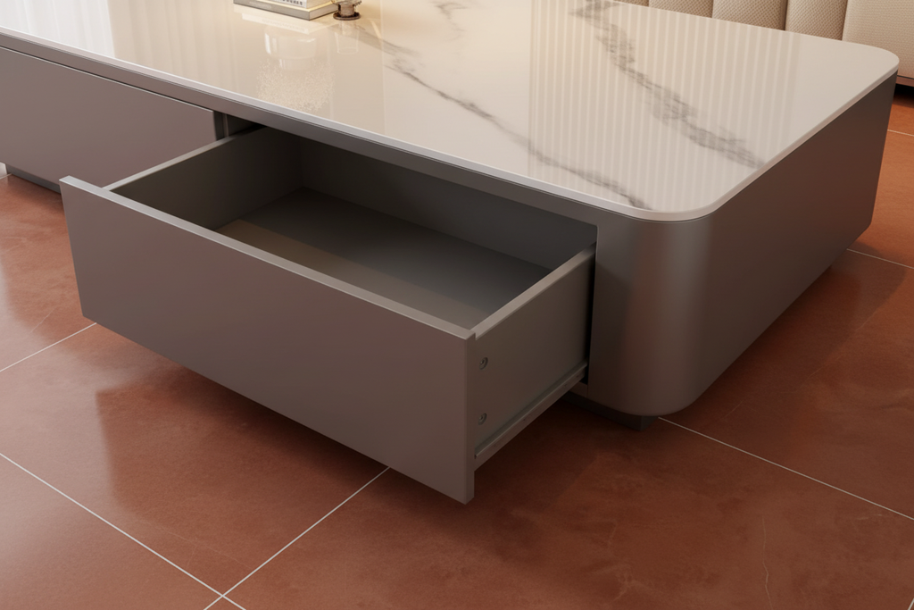 Cajón abierto — almacenamiento interior
