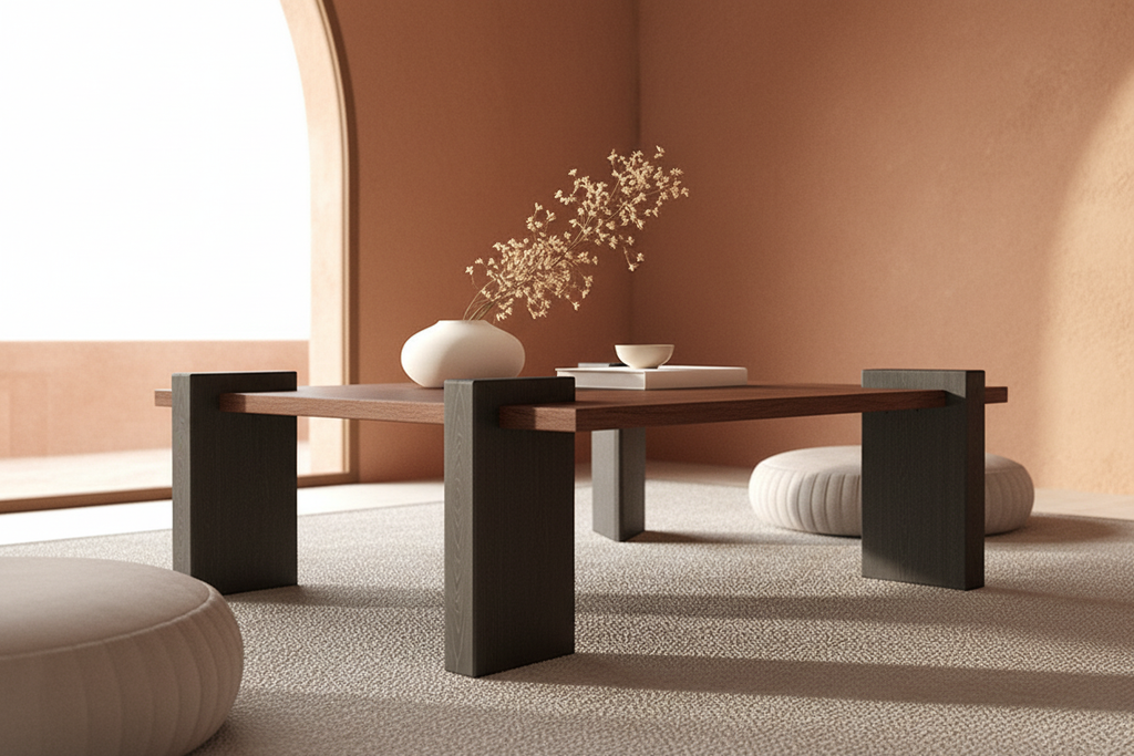 The Wooden Table — Side Angle