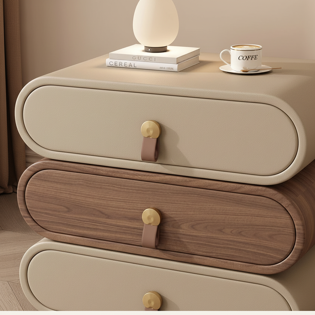 Stack Nightstand — close-up cajones
