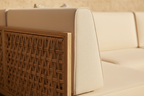 The Rattan Sectional — Rattan Detail