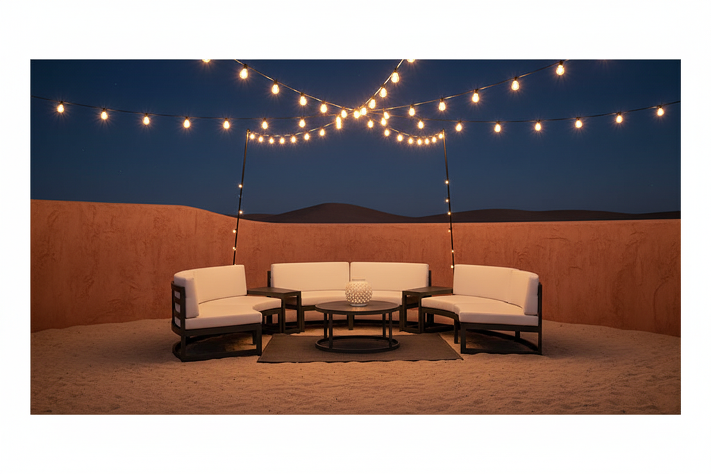 The Round Sofa — Night Mood