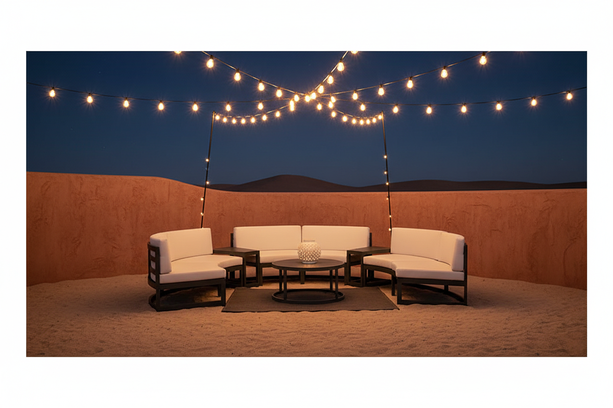 The Round Sofa — Night Mood