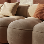 The Bubble Sofa — Sculptural Boucle, close-up boucle