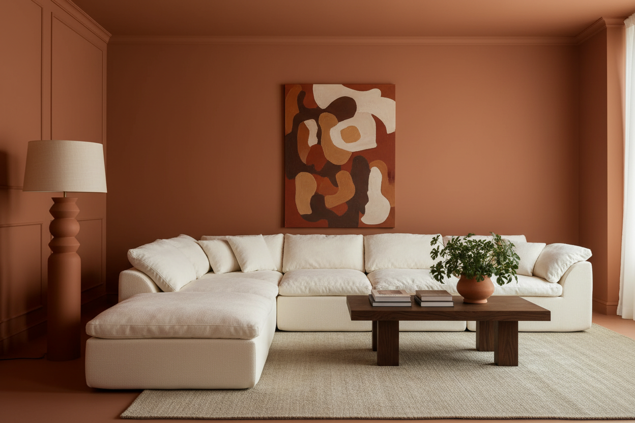 Sala completa — ivory y terracota Oasiis