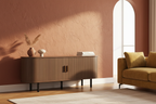 Escena completa terracota — Media Console Oasiis