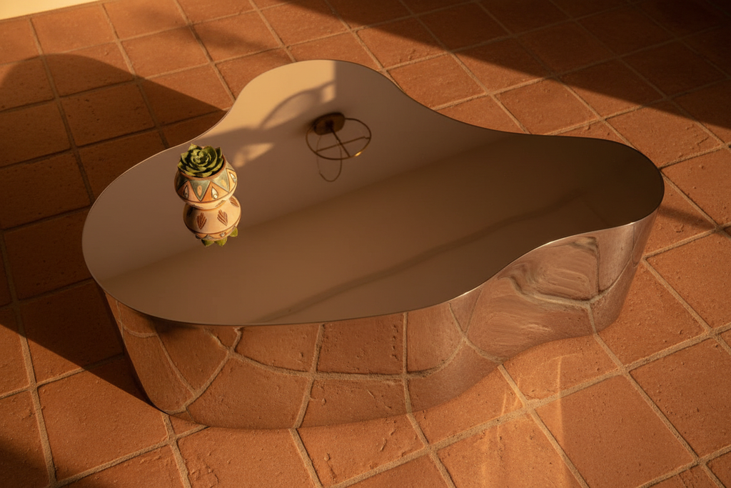 The Cloud Table Steel — Overhead