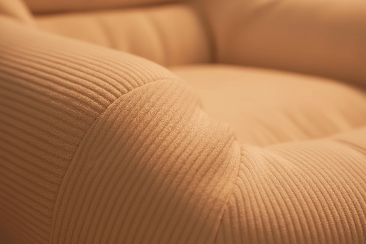Detalle tela breathable — textura y calidad