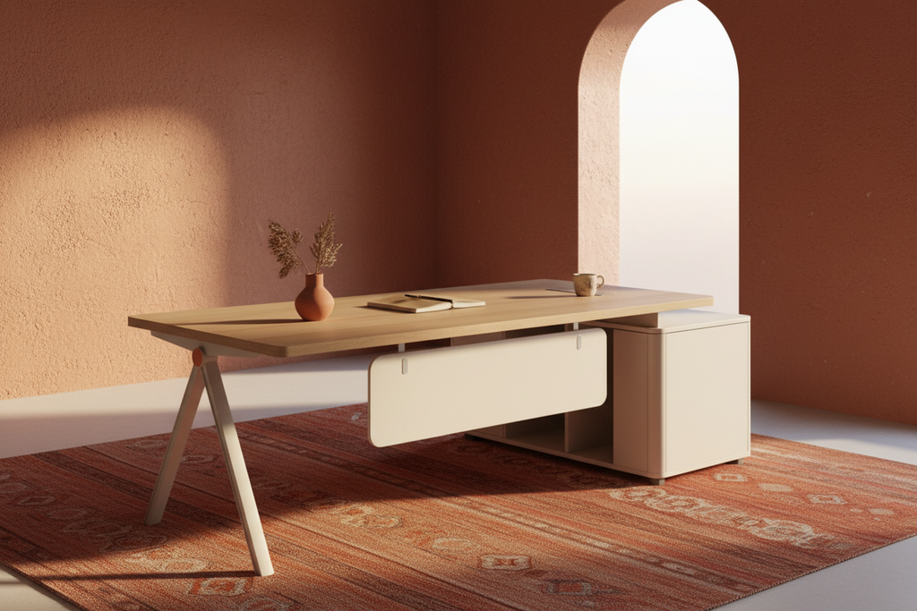 Escena completa Oasiis — Atelier Desk terracota