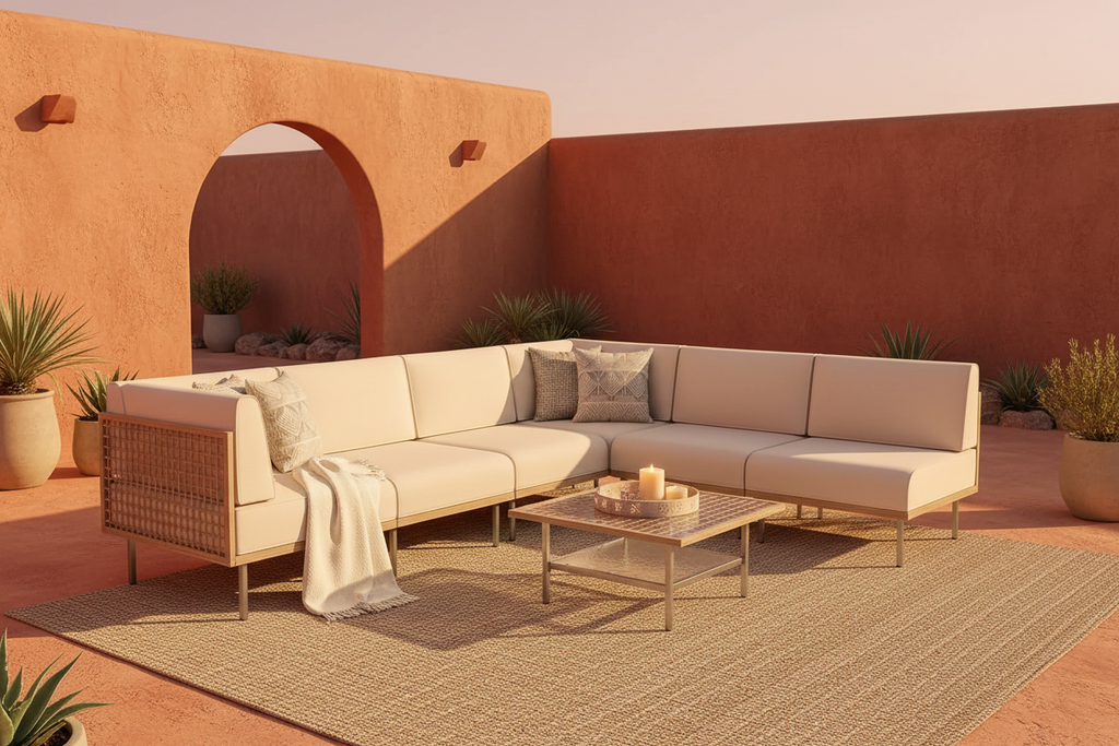 The Rattan Sectional — Styled