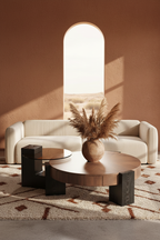 Orbit Coffee Table — living room terracota