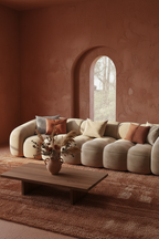 The Bubble Sofa — Sculptural Boucle, front lifestyle