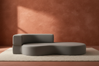 Perfil lateral — silueta curva completa