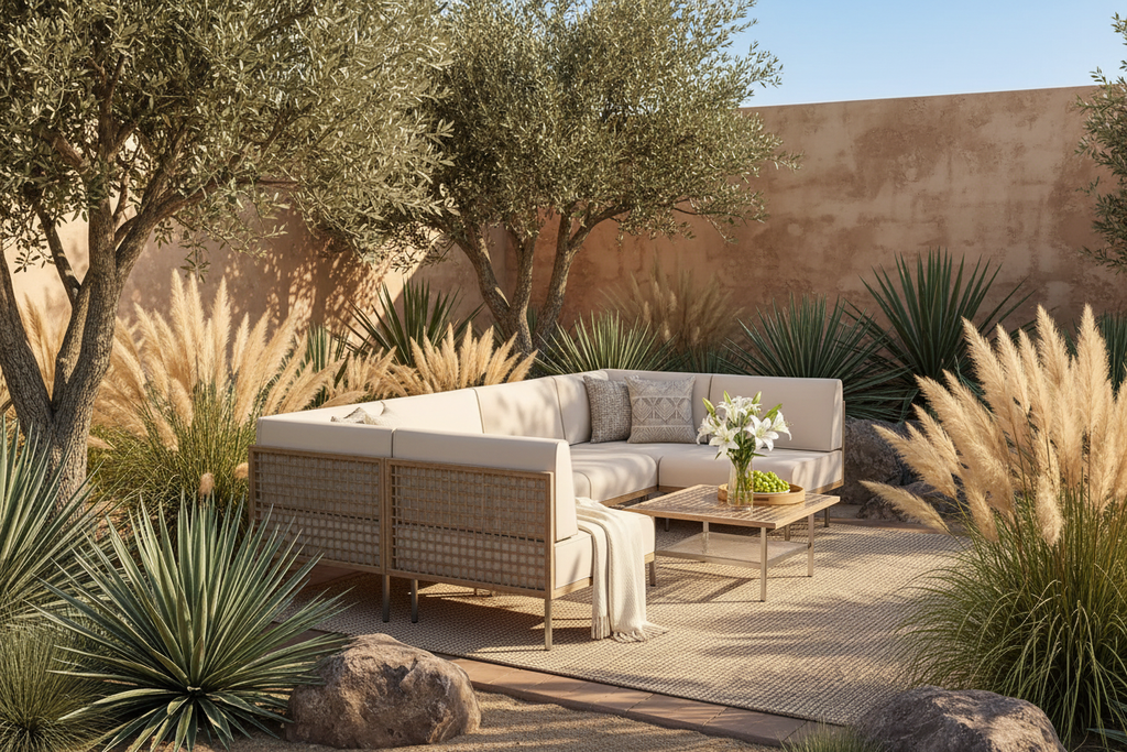 The Rattan Sectional — Garden