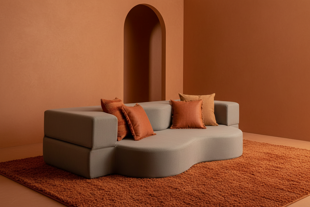 Ángulo 3/4 — forma completa en interior Oasiis