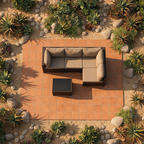 The Garden Set — overhead desert garden view