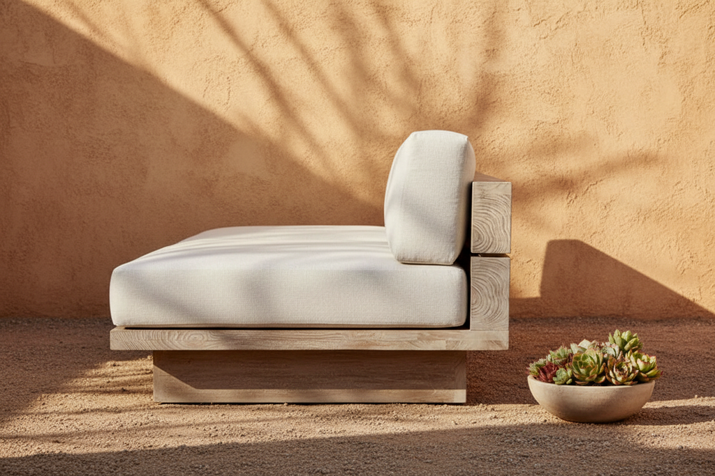 The Garden Sofa — Side Profile