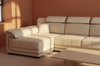The Ivory Sectional — Lateral Editorial, Oasiis golden hour