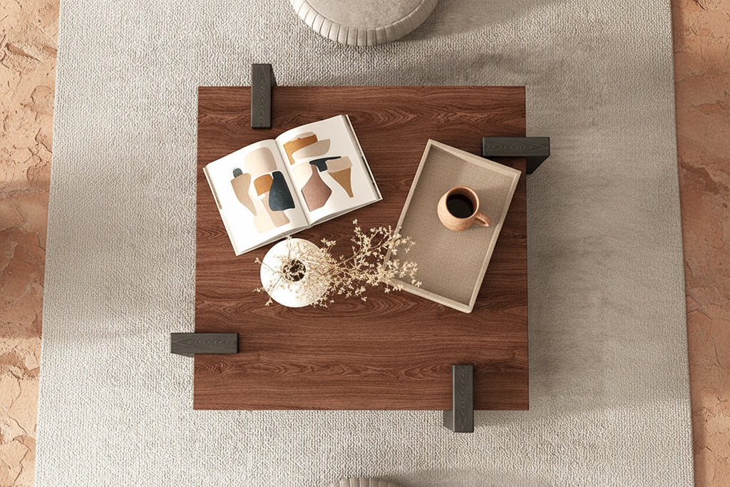 The Wooden Table — Styled Vignette