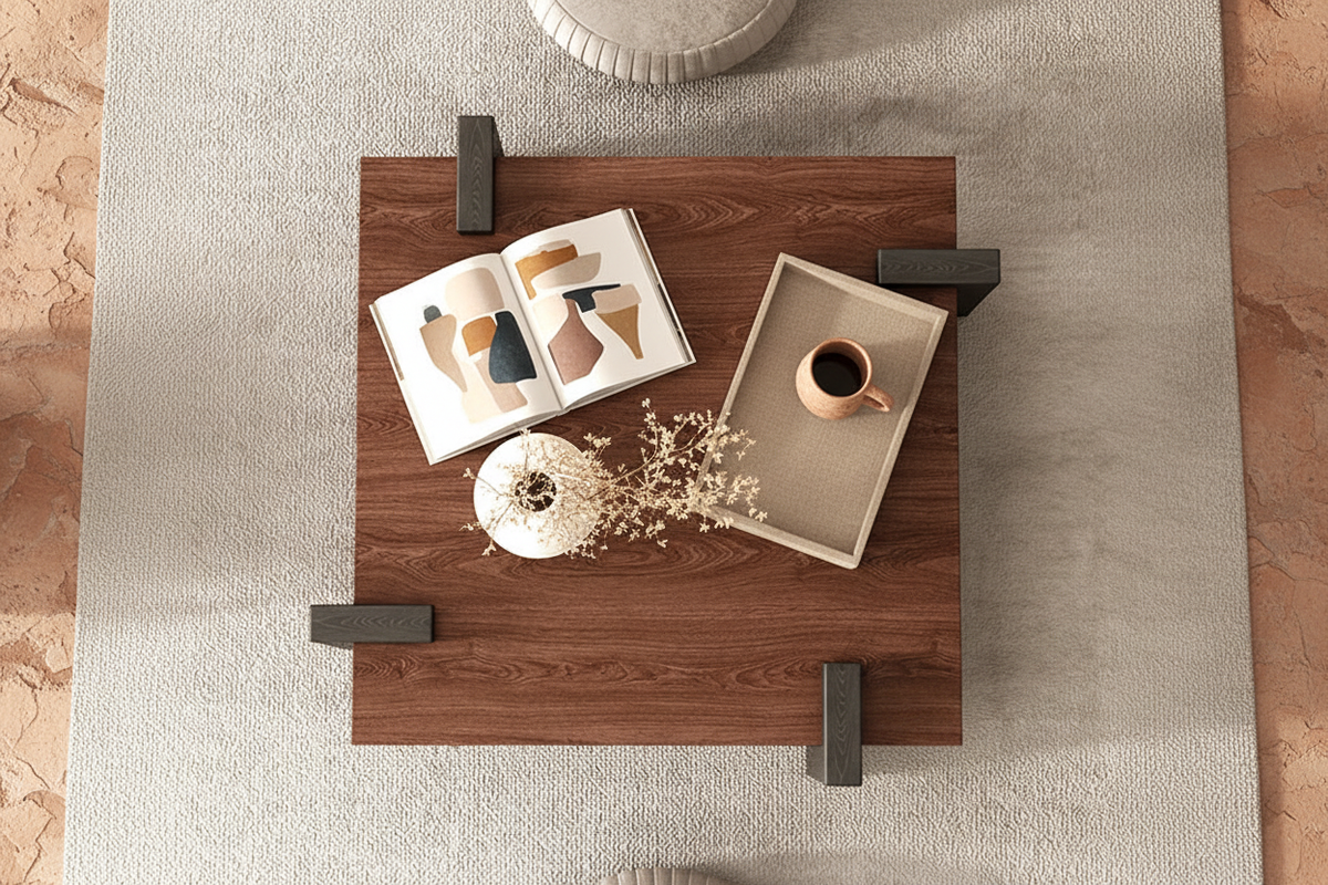 The Wooden Table — Styled Vignette
