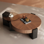 Orbit Coffee Table — perfil lateral patas