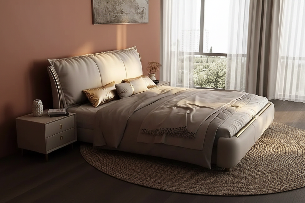 Ivory Bed — Side Profile