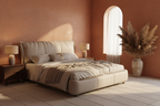 Ivory Bed — Wide Room