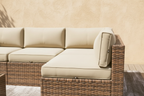 Rattan Lounge — Corner Detail