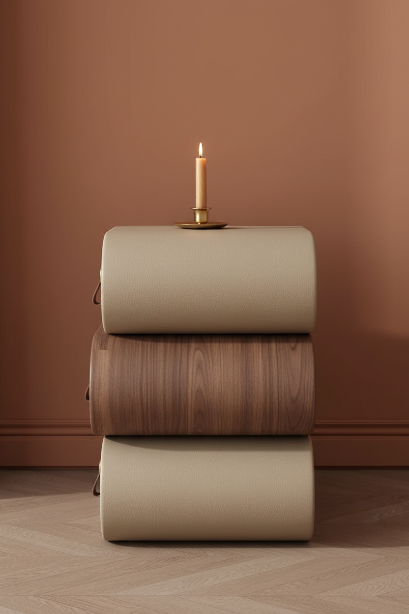 Stack Nightstand — Perfil Lateral