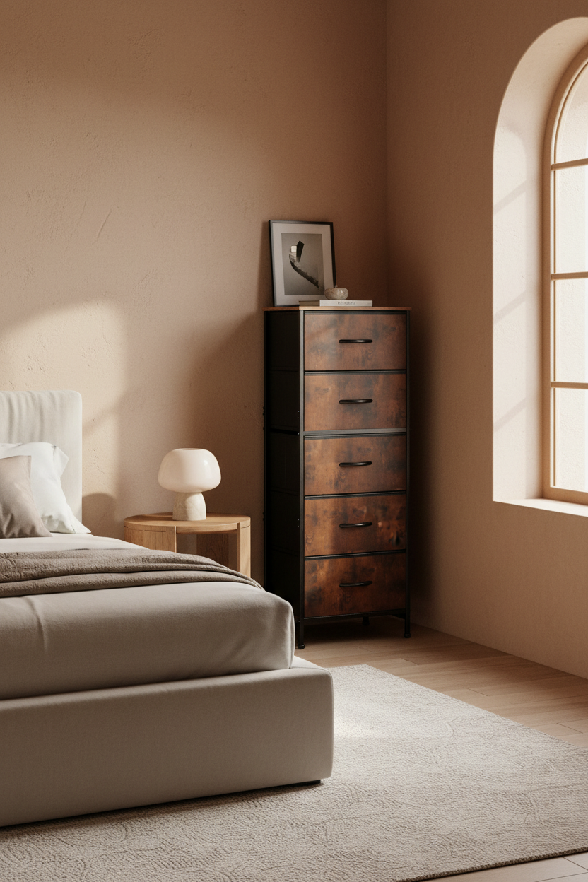 Tower Dresser — Bedroom Corner