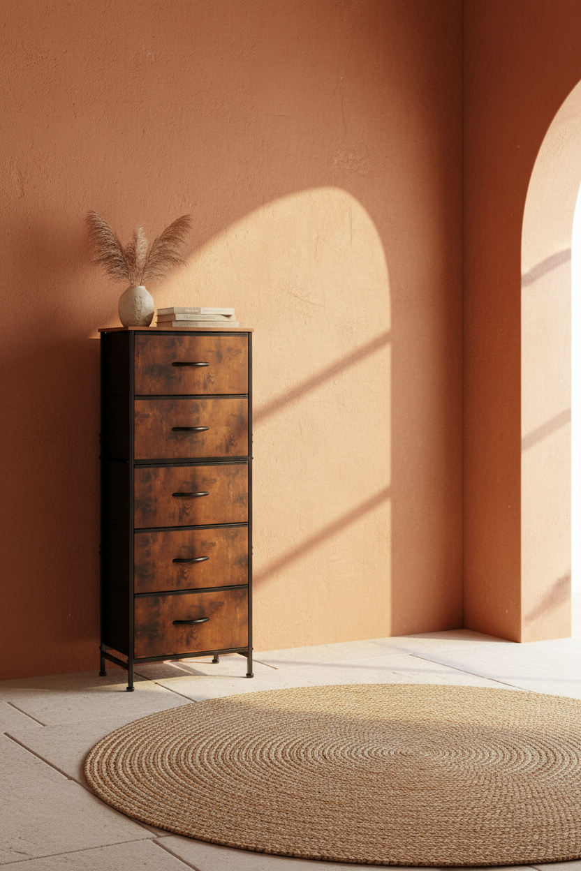 Tower Dresser — Terracotta Wall